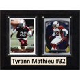 thumbnail image 1 of C&I Collectables 68MATHIEU2C NFL 6"X8" Tyrann Mathieu Arizona Cardinals Two Card Plaque, 1 of 1