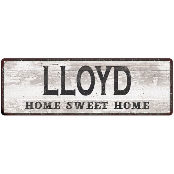 LLOYD Home Sweet Home Country Look 6x18 Metal Sign 106180045253