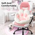 thumbnail image 2 of Cojín para silla Ditucu Cat Paw Kawaii, 70 x 60 cm, color blanco, 2 of 9