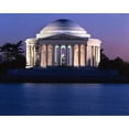 thumbnail image 2 of Highmith, Carol 14x12 Gold Ornate Wood Framed with Double Matting Museum Art Print Titled - Jefferson Memorial, Washington, D.C., 2 of 4