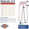 thumbnail image 5 of Dickies Womens Straight Leg Pants - Relaxed Fit Cotton Straight Flex Twill Womens Pants for Work, 5 of 5