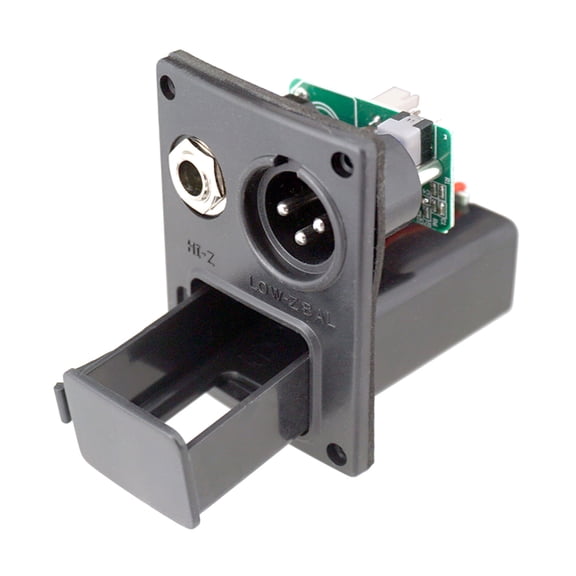 Ecualizador de Bajo 9V Sunnimix Caja de Batería EQ Estuche Protector para Pastilla de Bajo de Guitarra