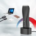 thumbnail image 3 of Afeitadora eléctrica para hombre, estación de carga USB, afeitadora impermeable en seco y húmedo, profesional, 3 of 3