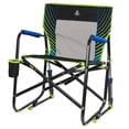 thumbnail image 3 of GCI Outdoor Freestyle Rocker Folding Rocking Camping Chair with Cup Holder, Blue Shockwave, 3 of 11