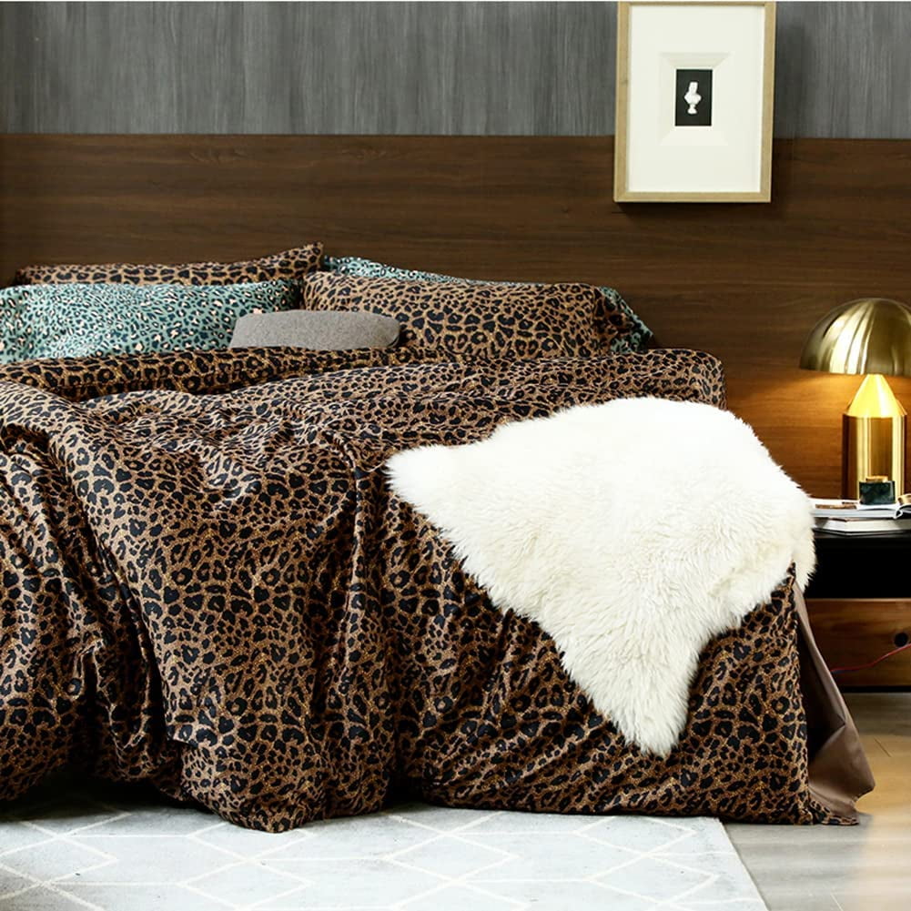 Leopard print euro shams online