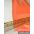 thumbnail image 3 of 30 Gauge Orange Tinted Plastic Vinyl Fabric 48" Wide Sold By The Yard, 3 of 4