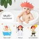 thumbnail image 5 of Gorro de ducha para bebé, gorro de champú impermeable para niños pequeños, niñas y niños, protege las orejas y los ojos. Corona de baño de silicona ajustable., 5 of 6