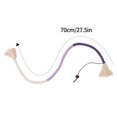 thumbnail image 3 of Cat Chew Ropes 3Pcs,Cat Toys for Indoor Cats with Refillable Natural Catnip, Safe Teeth Cleaning Chew Toys,Interactive Kitten Nip Toys and All Breeds,cat toys,temptation cat treats,catnip toys, 3 of 9