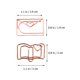 thumbnail image 4 of 20 clips de papel con forma de letra y forma de libro, prácticos y prácticos., 4 of 6