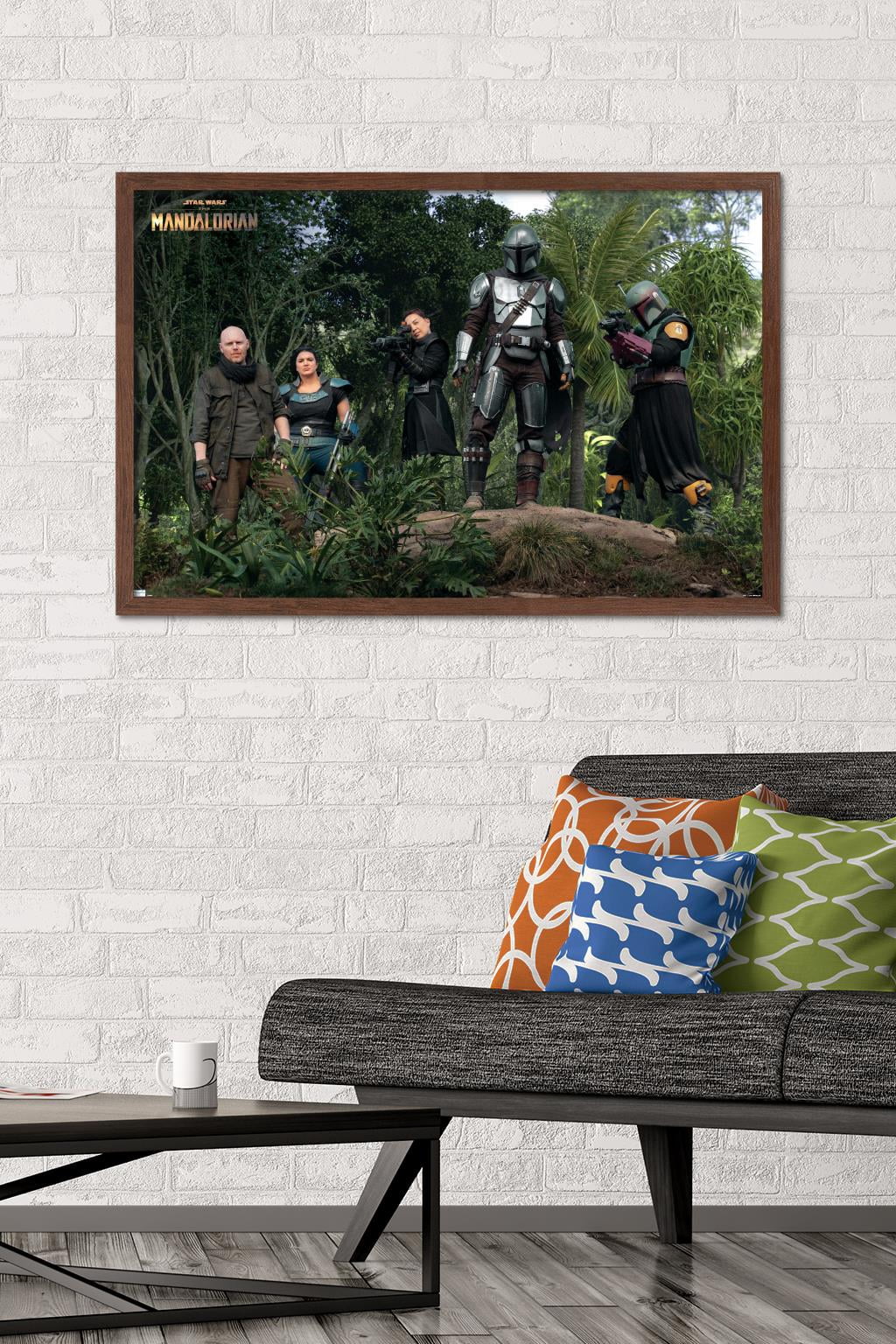 Star Wars: The Mandalorian Season 2 - Team Wall Poster, 22.375" x 34", Framed