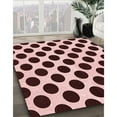 thumbnail image 3 of Ahgly Company Machine Washable Indoor Rectangle Transitional Deep Rose Pink Area Rugs, 5' x 8', 3 of 7
