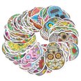 thumbnail image 2 of FELTECHELECTR 60 pegatinas de PVC impermeables para decorar puertas de portátiles y maletas., 2 of 6