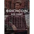 thumbnail image 7 of RICHCOIN Men's V Neck Long Sleeve Shirts Slim Fit Basic T Shirts Ribbed Fashion Tee, 7 of 7