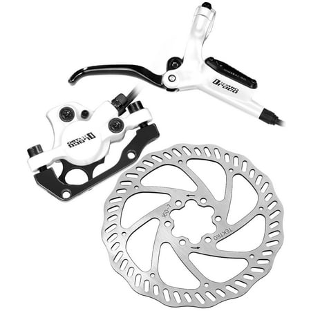 Hydraulic Front Disc Brake Rotor - Tektro Draco Hydraulic Disc Brake Set with Levers Calipers and Rotors