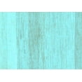 thumbnail image 1 of Ahgly Company Indoor Rectangle Solid Light Blue Modern Area Rugs, 8' x 10', 1 of 4