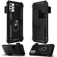 thumbnail image 7 of Case Belt Clip for Samsung Galaxy A53 5G Phone - Holster Swivel Metal Ring Cover Kickstand Armor Combo Y3M for Samsung Galaxy A53 5G, 7 of 7