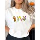 thumbnail image 1 of Chic Bear Graphic Women's T-Shirt - Casual Crew Neck, Short Sleeve, Comfort Fit for Summer & Holidays, 1 of 6