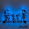 thumbnail image 2 of Shinelab Family Motocross Biker Metal Sign LED Wall Art, Custom Biker Wall Decor 11253, 2 of 3