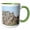 Green/White, variant on 3drose, San Rafael Reef Utah, 11oz Two-tone Red Mug