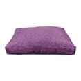 thumbnail image 4 of Abstract Pet House, Different Size Circles Background Designed with Circular Shape Dashed Lines, Outdoor & Indoor Portable Dog Kennel with Pillow and Cover, 5 Sizes, Purple and Salmon, by Ambesonne, 4 of 5