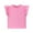 Hot Pink, variant on Lmnyox Girls Summer Tops Crew Neck Ruffle Cap Sleeve Shirts Casual Cotton Solid Color Cute Blouses for Teens