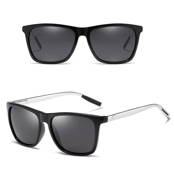 Gafas De Sol Cuadradas De Aluminio Retro Unisex, Accesorios Para Gafas Vintage, Gafas De Sol Para Viajes De Verano seitruly AP006641-03