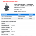 thumbnail image 2 of Power Steering Pump 1 - Compatible with 1997 - 2005 Ford Explorer 4.0L V6 1998 1999 2000 2001 2002 2003 2004, 2 of 2