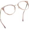 LifeArt Blue Light Blocking Glasses, Anti Eyestrain, Computer Reading Glasses, Gaming Glasses, TV Glasses for Women Men, Anti Glare (Clear Pink, +1.25 Magnification)