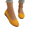 thumbnail image 3 of Loafers for Women Breathable Elastic Woven Knitting Mesh Sneakers Comfortable Cushioned Thick Insole Solid Color Slip on Flat Shoes, 37, 3 of 5