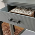 thumbnail image 2 of SAFAVIEH Ryder Striped 1 Drawer Accent Table, Distressed Grey, 2 of 13
