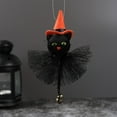 thumbnail image 4 of 4ps Halloween Decoration Hanging Ornaments Party Bar Decor Pumpkin Ghost Witch Black Cat Charm Scary Witch Pendant, 4 of 7