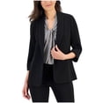 thumbnail image 1 of Kasper Womens Professional Blazer Jacket, Black, Medium, 1 of 1