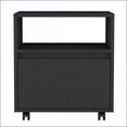 thumbnail image 6 of Black Wengue Nightstand with 1 Drawer - Compact Bedroom Storage, 6 of 7