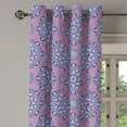 thumbnail image 2 of Ambesonne Purple Mandala Grommet Curtain, Oriental Lines, 50" x 108", Dried Rose Pale Blue, 2 of 6