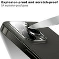 thumbnail image 4 of KIQ 3 Pack CLEAR Tempered Glass Screen Protector Cover for the Rear / Back Camera Lens Compatible with iPhone 16 Pro /16 Pro Max, 4 of 5