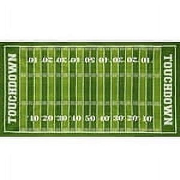 Football Field Edible Icing Image Cake Topper for 1/4 sheet cake