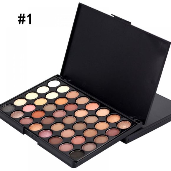 40 Colors Professional Makeup 40 Colors Matte Shimmer EyeShadow Palette Powder Warm Natural Bronze Neutral Smoky Cosmetic Eye Shadows