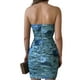 thumbnail image 4 of SAYOO Vestido ajustado para mujer, sin mangas, con estampado de flores, plisado, ajustado, de verano, minivestido de tubo para cóctel SAYOO  moda, 4 of 5