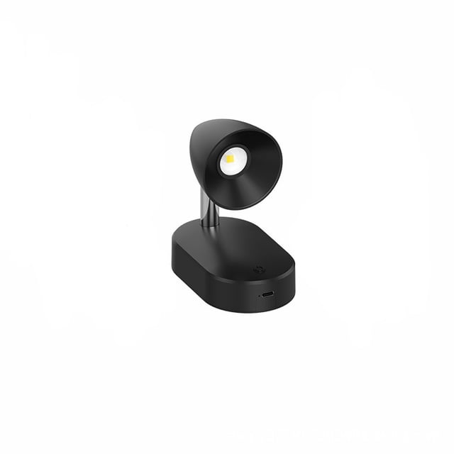 BAOPAI Rechargeable Wireless LED Spot Lights with Remote Control and Motion Sensor for Background Wall Bedroom No Wiring Needed Self Adhesive Installation