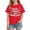 Red, variant on 100 Days of School Kids Cotton Graphic Tees Casual Short Sleeve Crewneck Tops Cute Summer Fashion T-Shirts for Boys Girls 3-10 Years