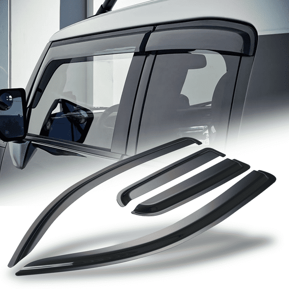 Magshion 4Pcs Window Visor Shade Vent Rain Wind Deflector for 2007 2008 2009 2010 2011 2012 2013 Toyota Tundra Extended Cab