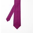 thumbnail image 2 of Men's Tie, Little Heart Motifs, 3.7", Dark Magenta Pink, by Ambesonne, 2 of 4