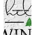 thumbnail image 5 of Pack of 2 Outdoor Pillow Covers, Christmas Hello Winter Xmas Tree Black Line Waterproof Square Throw Pillowcase Cushion Decorative Pillow Covers for Couch Patio Tent, 18x18 in, 5 of 6