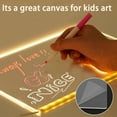 thumbnail image 3 of Glow and Grow Drawing Board, Montessori LED Drawing Board – Light-Up Creativity for Kids, Creative Rewritable Acrylic LED Message Board-Come with 7 Pens, LED Drawing Tablet (12 * 8in), 3 of 7