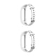 thumbnail image 2 of Cateissary Correa de repuesto para reloj, accesorios flexibles, de silicona, pulseras inteligentes prácticas, mujeres, hombres, adultos, ancianos, Tipo5 2piezas, 2 of 6