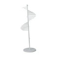 thumbnail image 1 of Tnarru Scarf Display Rack Spiral Scarf Holder Decorative Creative Floor Display Stand with 30 Hanger Rods for Pants Headbands Sheets White, 1 of 8