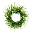 thumbnail image 2 of Hyknon Artificial Flowers Spring Leaf Wreath Plastic Artificial Plant Home Decoration Wreath Front Door Artificial Flowers for Home Office Decorations, 2 of 5