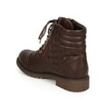 thumbnail image 3 of New Women Nature Breeze Susana-02 Quilted Leatherette Round Toe Combat Boot, 3 of 5