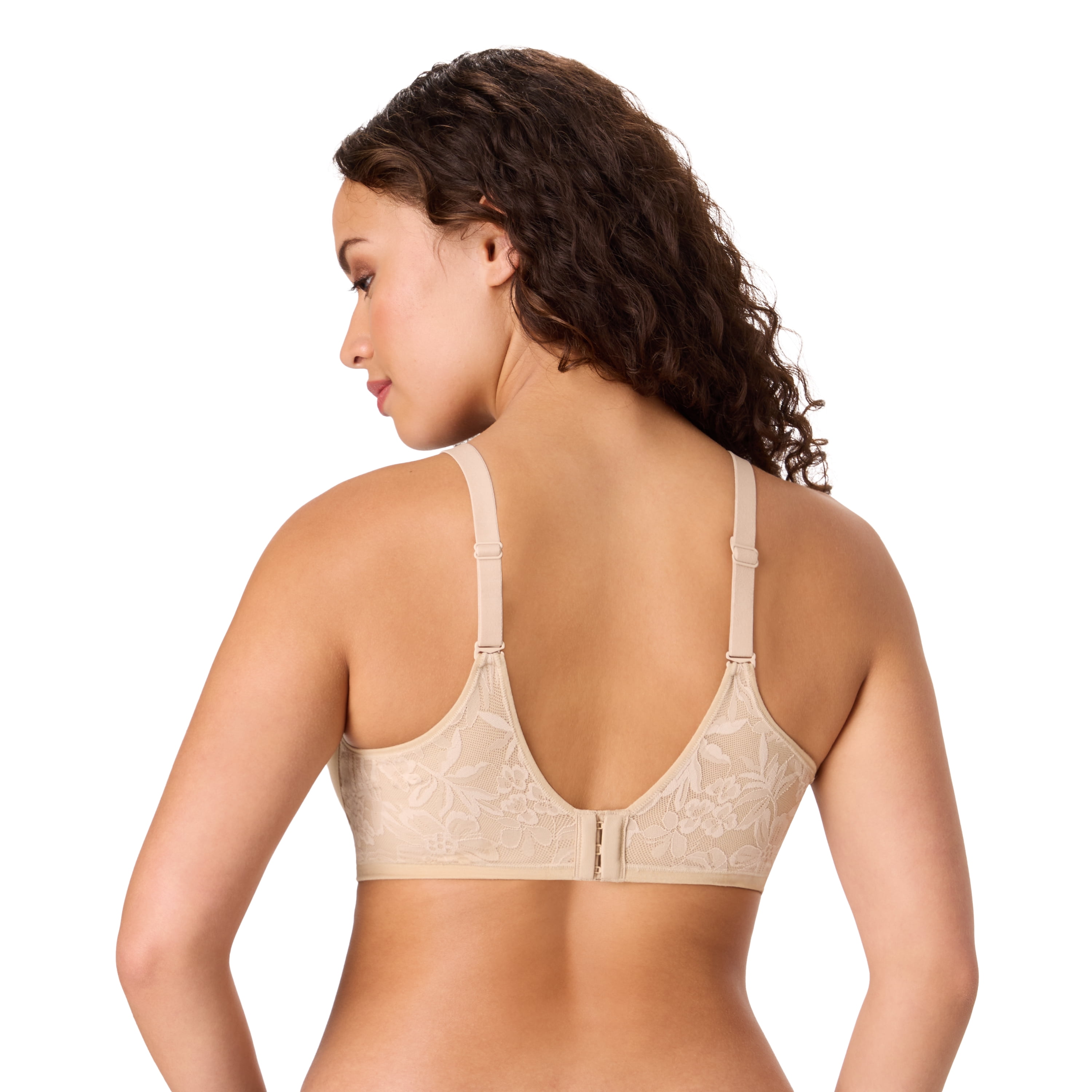 Bali Women's Underwire T-Shirt Bra, Breathe Full-Coverage Bra, Comfortable Padded Bra