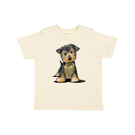 Inktastic Little Gent Yorkie Boys or Girls Toddler T-Shirt